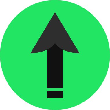 ok modern simgesinin vektör illüstrasyonu       