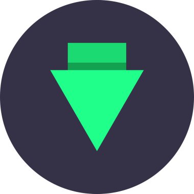 Ok simgesi. vektör illüstrasyonu 