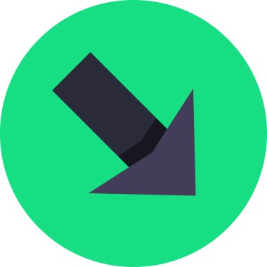 ok modern simgesinin vektör illüstrasyonu       