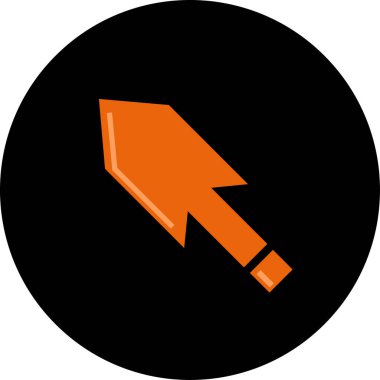 ok modern simgesinin vektör illüstrasyonu       