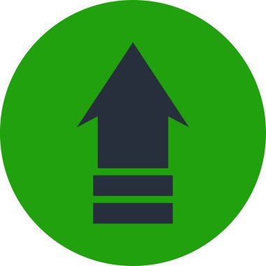 Ok simgesinin vektör illüstrasyonu. Yön ok sembolü düz biçimli              