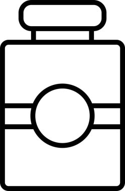 Kavanoz ikonu vektör illüstrasyonu