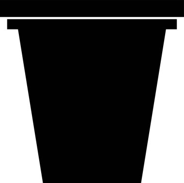 Beyaz arkaplanda kahve kapsülü simgesi