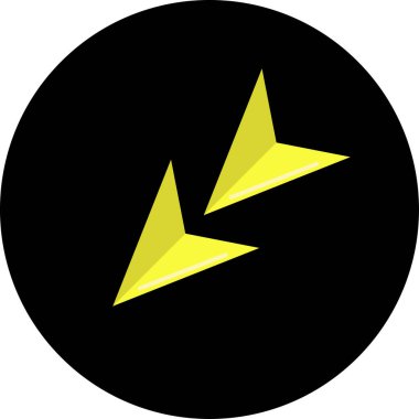 Ok simgesi. vektör illüstrasyonu 