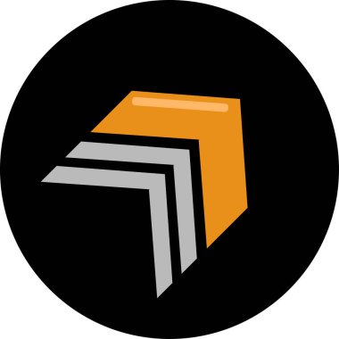 ok Ağı simgesi basit illüstrasyon 