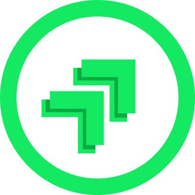 ok Ağı simgesi basit illüstrasyon 