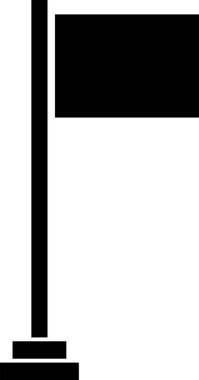 bayrak simgesi, vektör illüstrasyonu