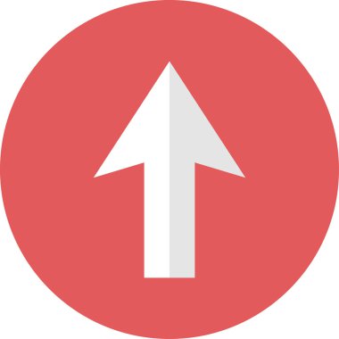 Yön oku. Web simgesi basit illüstrasyon              