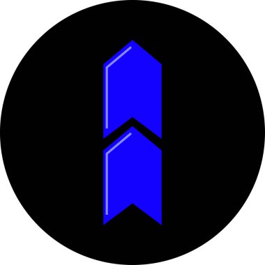 ok Ağı simgesi basit illüstrasyon 