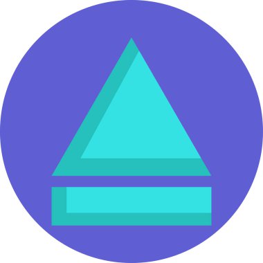 Yön oku. Web simgesi basit illüstrasyon              