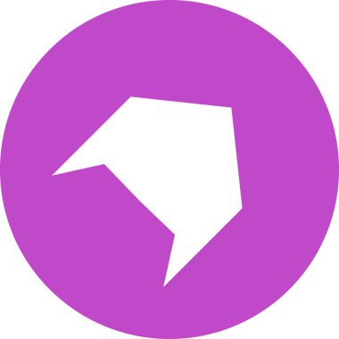 ok Ağı simgesi basit illüstrasyon 