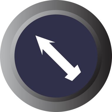 ok işareti simgesi, vektör çizimi 