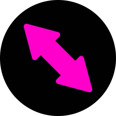 ok işareti simgesi, vektör çizimi 