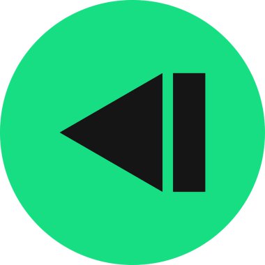 Yön oku. Web simgesi basit illüstrasyon              