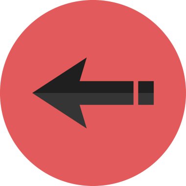 düz biçim vektör illüstrasyonunda siyah ok simgesi