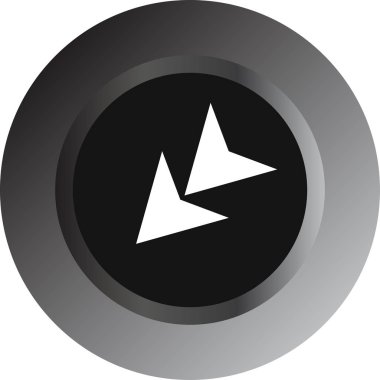 eğik ok simgesi, vektör illüstrasyonu