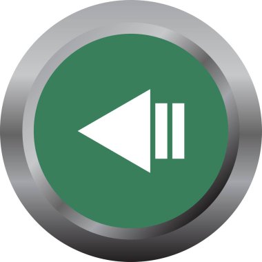 Yön oku. Web simgesi basit illüstrasyon              