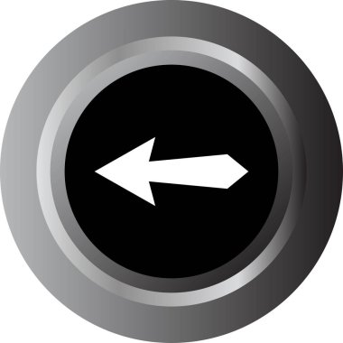 Yön oku. Web simgesi basit illüstrasyon              