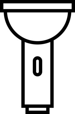 Meşale vektör illüstrasyonunu kapat