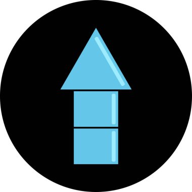 ok simgesi tasarım vektörü çizimi         