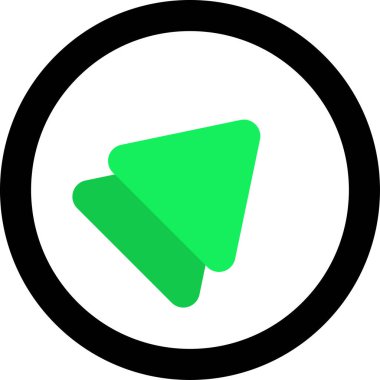 eğik ok simgesi, vektör illüstrasyonu