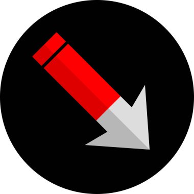 ok simgesi tasarım vektörü çizimi         