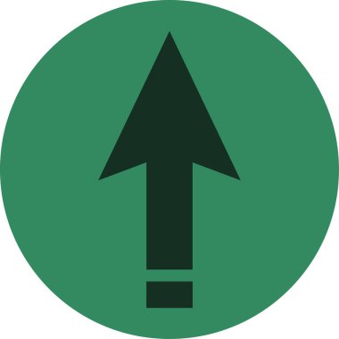 ok simgesi tasarım vektörü çizimi         