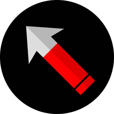 ok simgesi tasarım vektörü çizimi         