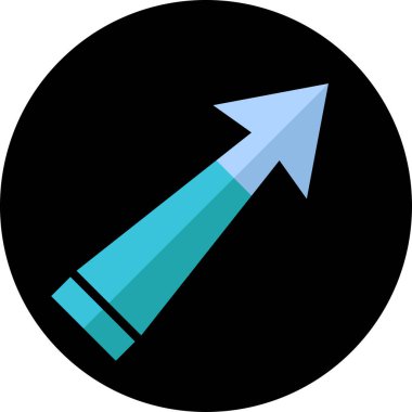 ok simgesi tasarım vektörü çizimi         