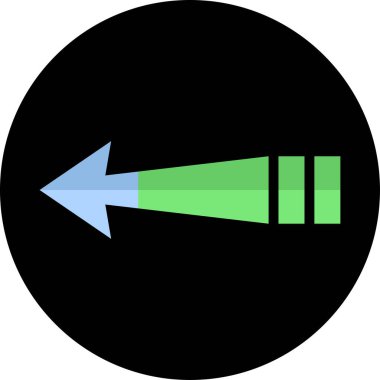 ok simgesi tasarım vektörü çizimi         