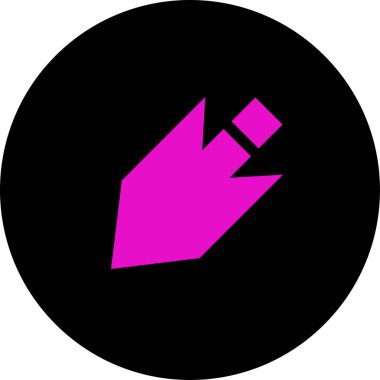 ok simgesi, basit vektör illüstrasyon tasarımı     