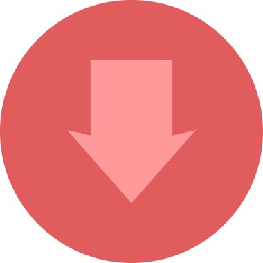 Eğilim biçimi izole edilmiş arkaplanda ok simgesi     