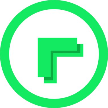 Eğilim biçimi izole edilmiş arkaplanda ok simgesi     