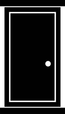 Kapı simge tasarlamak vektör