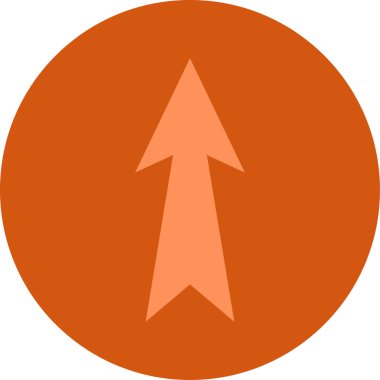 Eğilim biçimi izole edilmiş arkaplanda ok simgesi     