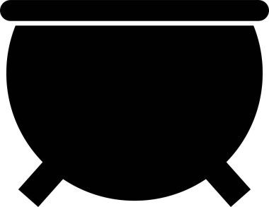 Kazan simgesi, vektör illüstrasyon tasarımı      