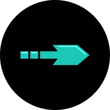 Sağ simgeye ok, vektör illüstrasyonu