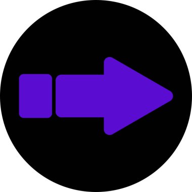 Sağ simgeye ok, vektör illüstrasyonu