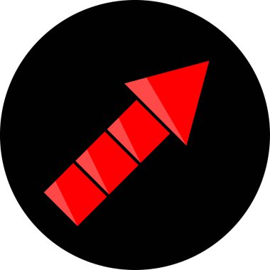 eğik ok simgesi, vektör illüstrasyonu