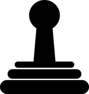 Vites kutusu simgesi. Hız değiştiren vektör çizimi beyaza izole edildi