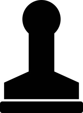 beyaz arkaplanda izole edilmiş düz biçimdeki pul simgesi. 