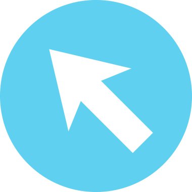 eğik ok simgesi, vektör illüstrasyonu