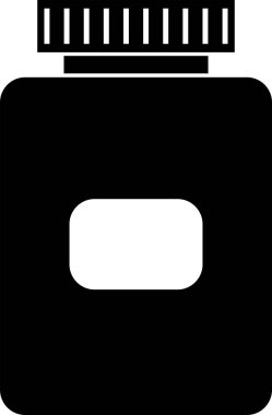 Kavanoz ikonu vektör illüstrasyonu