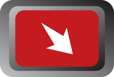 Ok. Web simgesi basit illüstrasyon