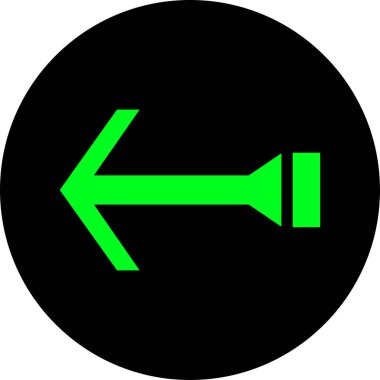 Ok. Web simgesi basit illüstrasyon