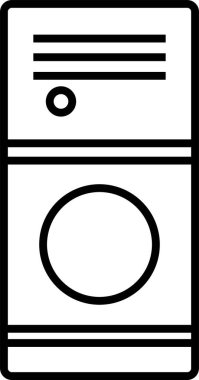 bilgisayar durumu simgesi beyaz arkaplanda izole edildi