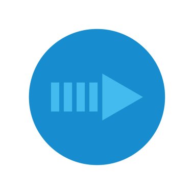 ok düz ikon vektör illüstrasyonu