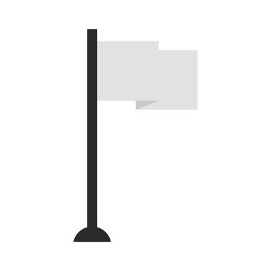 bayrak ikonu vektör illüstrasyon tasarımı