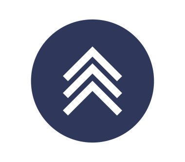 ok düz ikon vektör illüstrasyonu