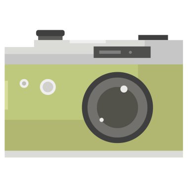 kamera simgesi vektör illüstrasyonu